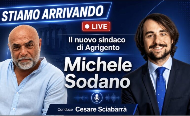 Il nuovo sindaco di Agrigento Michele Sodano